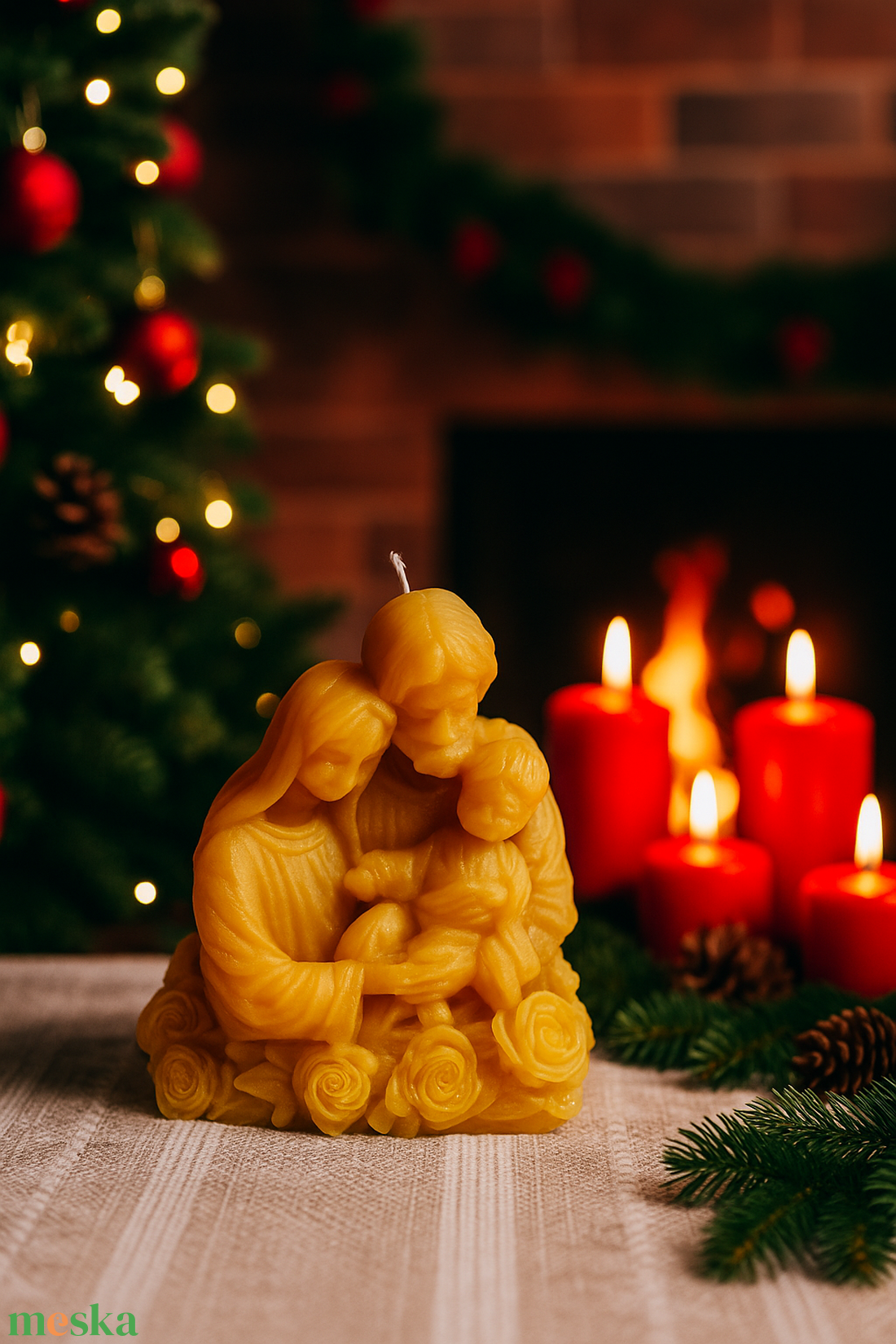 Szent Család gyertya - otthon & életmód - gyertya, illat, aroma - gyertya - Meska.hu