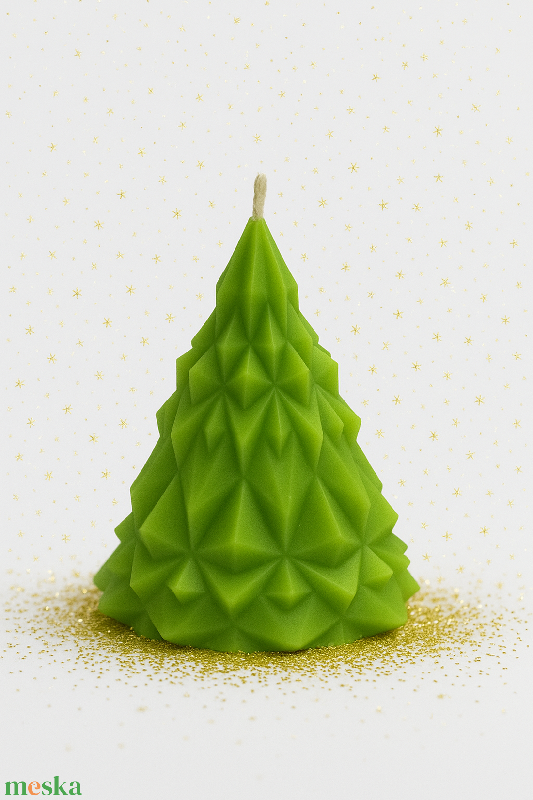 Kicsi karácsonyfa gyertya - karácsony - karácsonyi lakásdekoráció - karácsonyi illatgyertya, mécses - Meska.hu