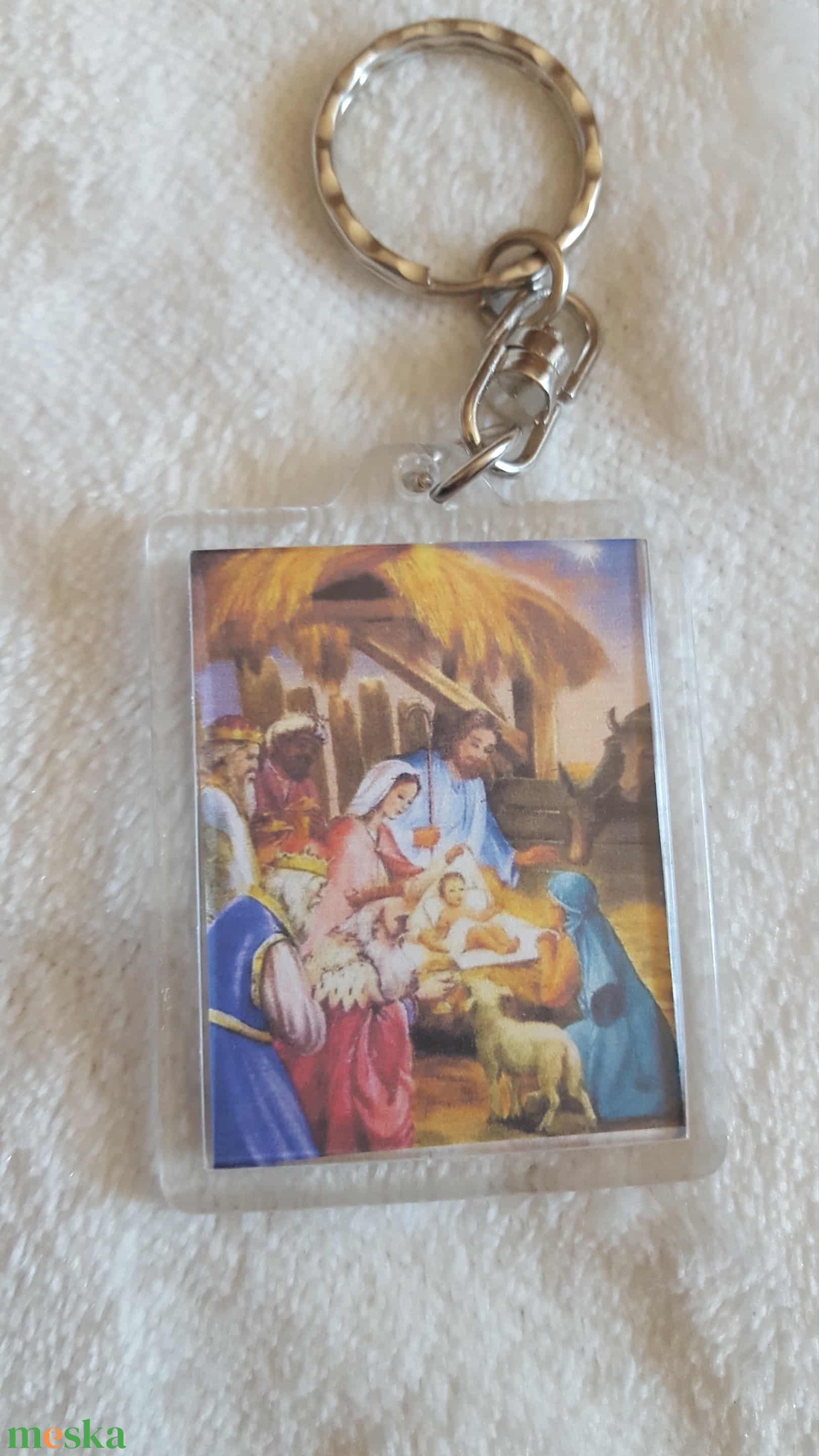 Betlehem kulcstartó - karácsony - karácsonyi lakásdekoráció - karácsonyi lakásdíszek - Meska.hu