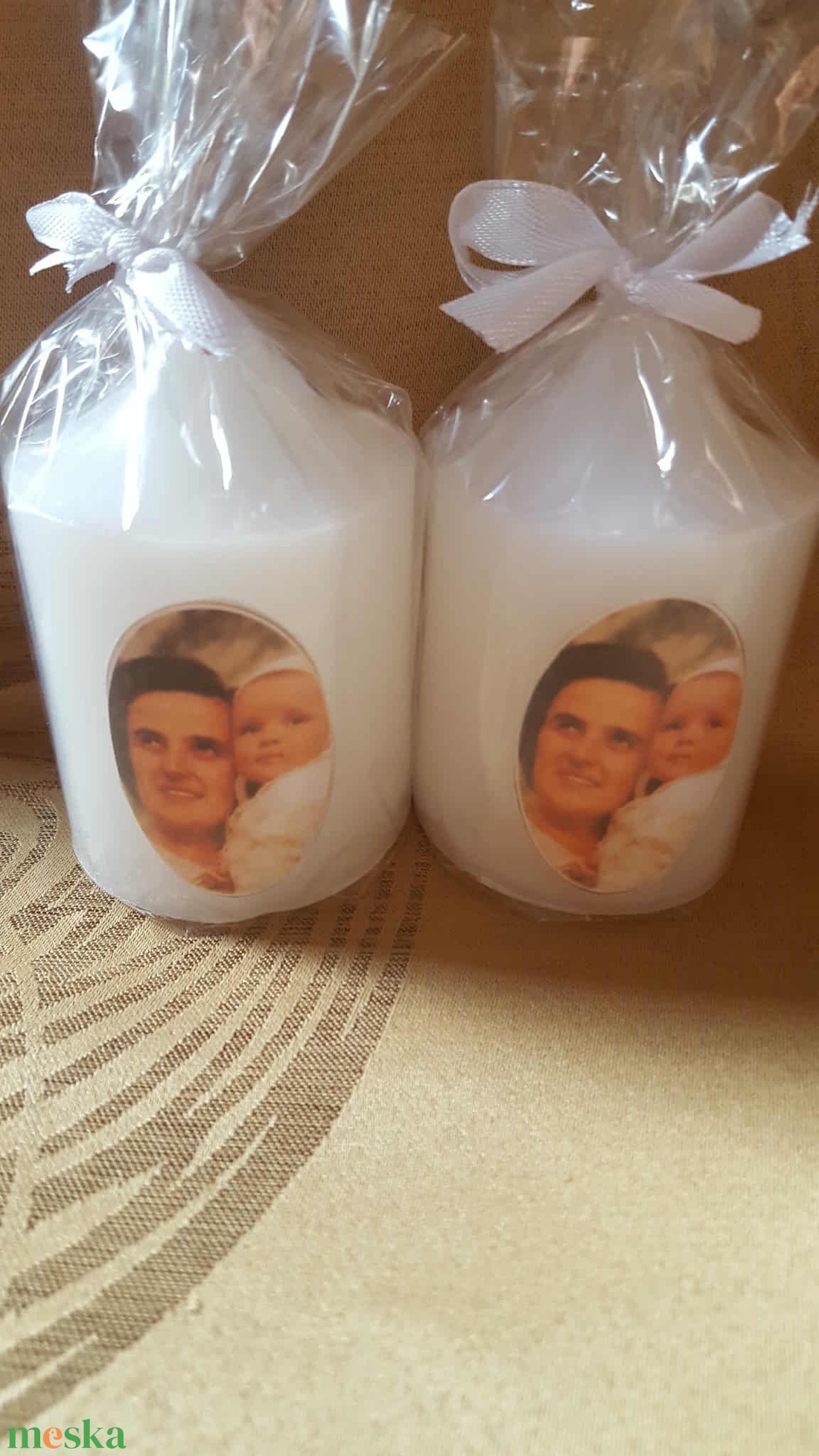 Szent Janka Beretta Molla fényképes gyertya - kellékek & szerszámok - dekorációs kellékek - dekorációs gyertya - Meska.hu