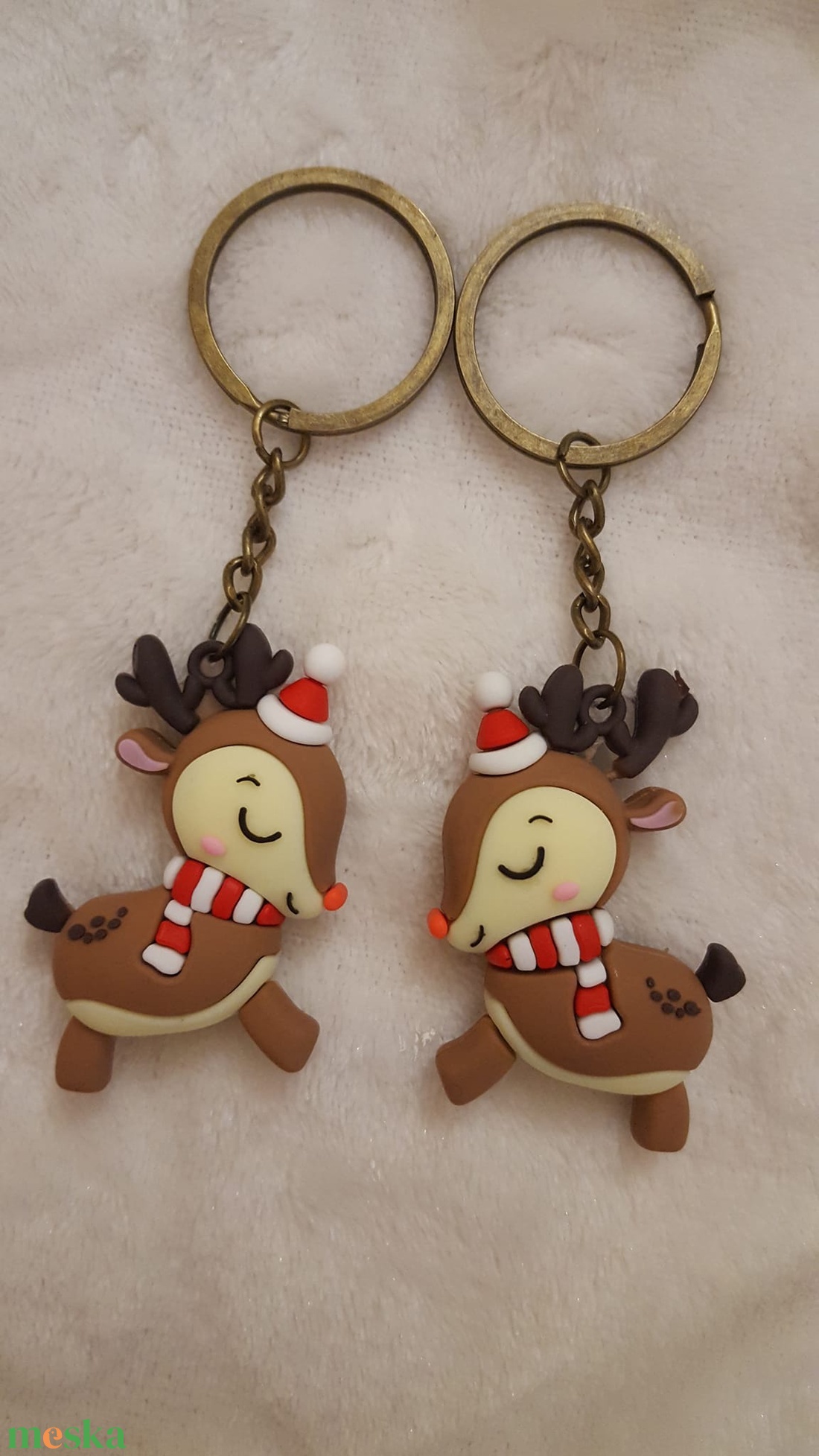 Cuki őzikés kulcstartó - karácsony - karácsonyi lakásdekoráció - karácsonyi manók, figurák - Meska.hu Cuki őzikés kulcstartó - karácsony - karácsonyi lakásdekoráció - karácsonyi manók, figurák - Meska.hu