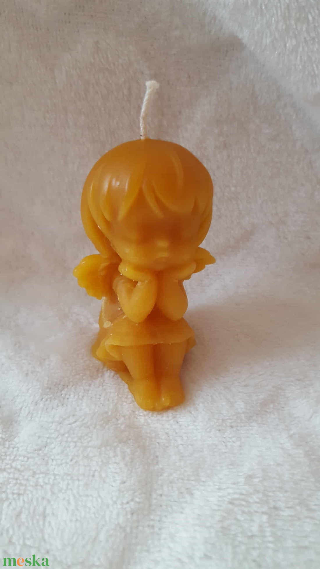 Mélázó angyalka gyertya - kellékek & szerszámok - dekorációs kellékek - dekorációs gyertya - Meska.hu