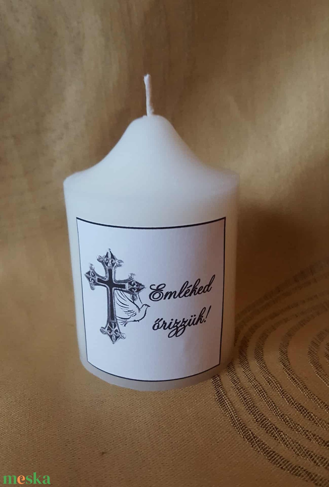 Kegyeleti gyertya akár névre szólóan is - otthon & életmód - gyertya, illat, aroma - gyertya - Meska.hu