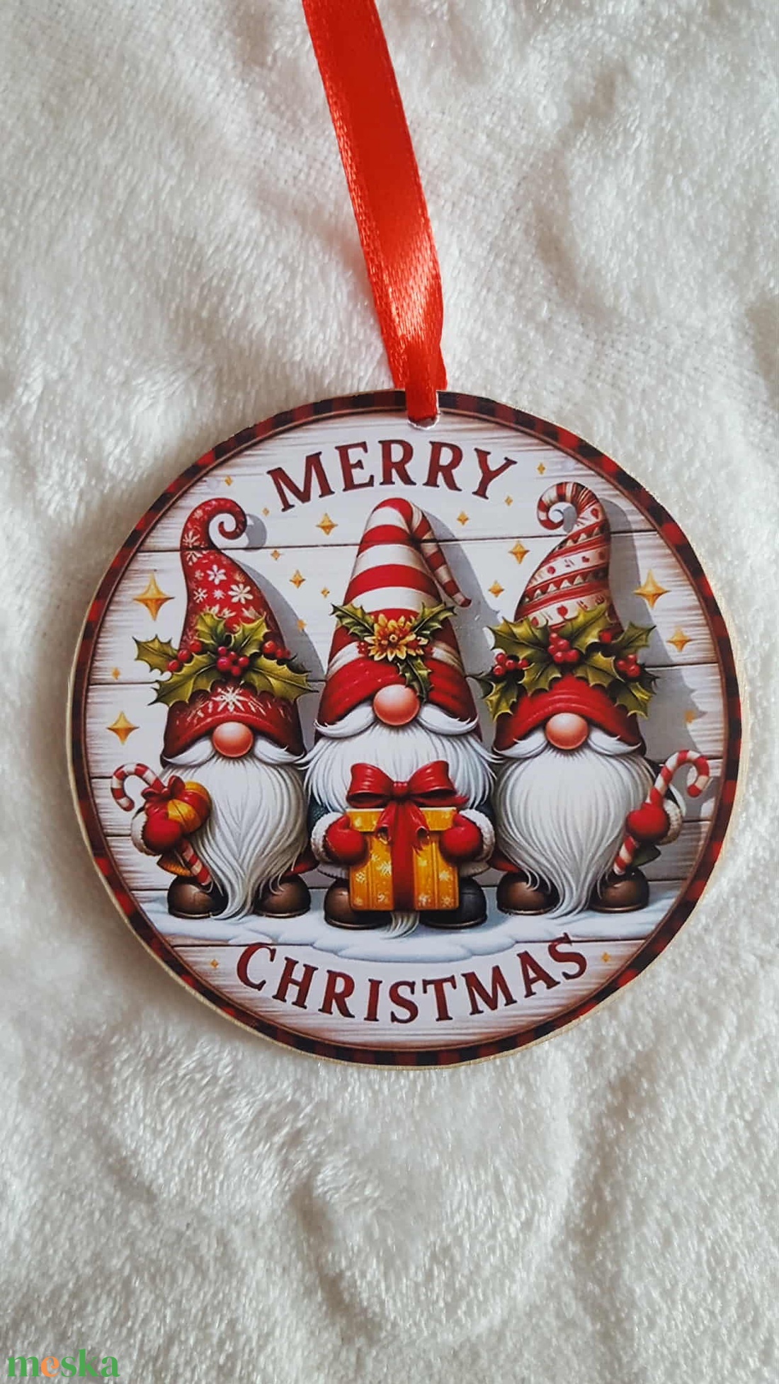 Manós karácsonyfadísz - karácsony - karácsonyi lakásdekoráció - karácsonyfadíszek - Meska.hu