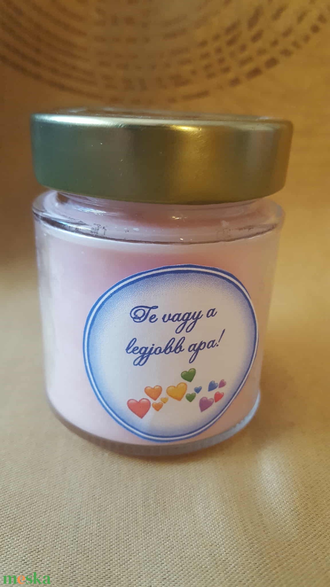 Képes vagy üveges gyertya apának - otthon & életmód - gyertya, illat, aroma - gyertya - Meska.hu