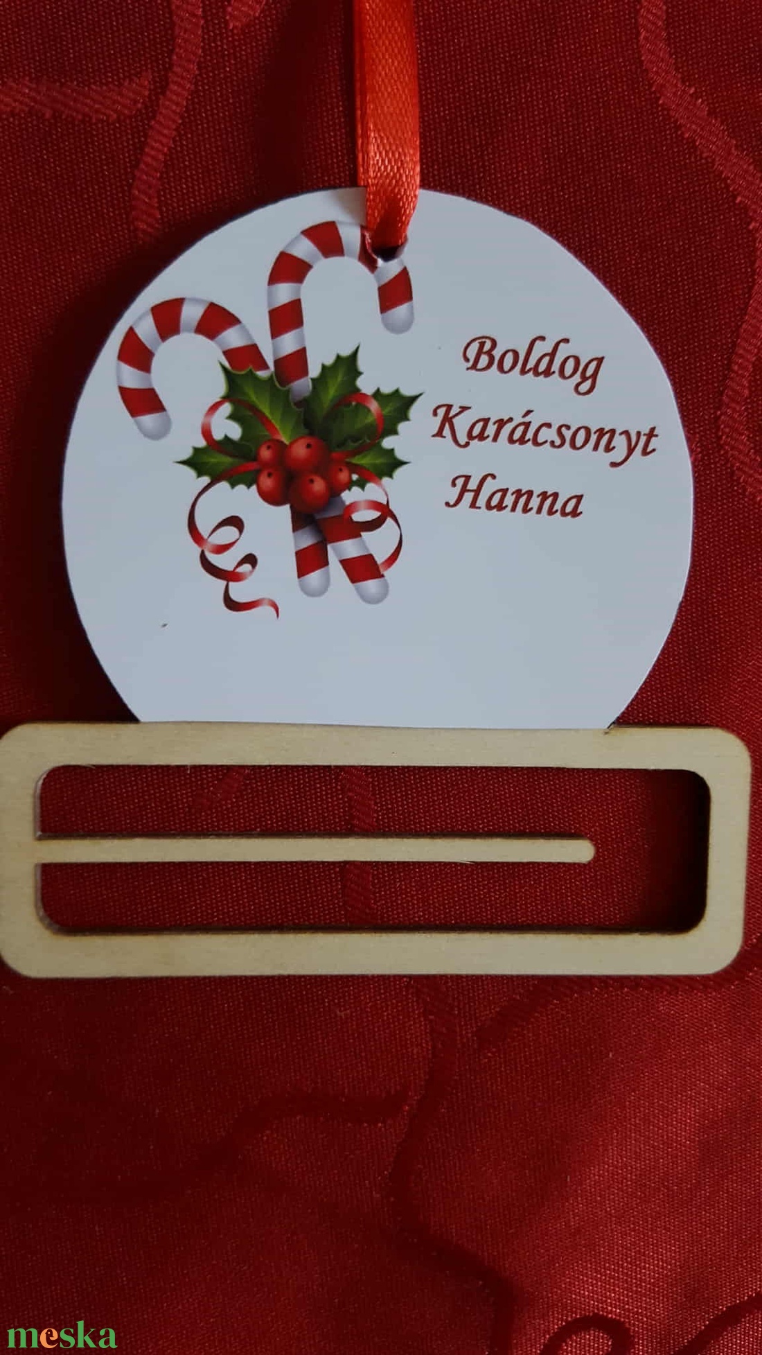 Névre szóló pénzátadó és karácsonyfadísz akár saját képpel is - karácsony - karácsonyi ajándékozás - karácsonyi ajándékcsomagolás - Meska.hu