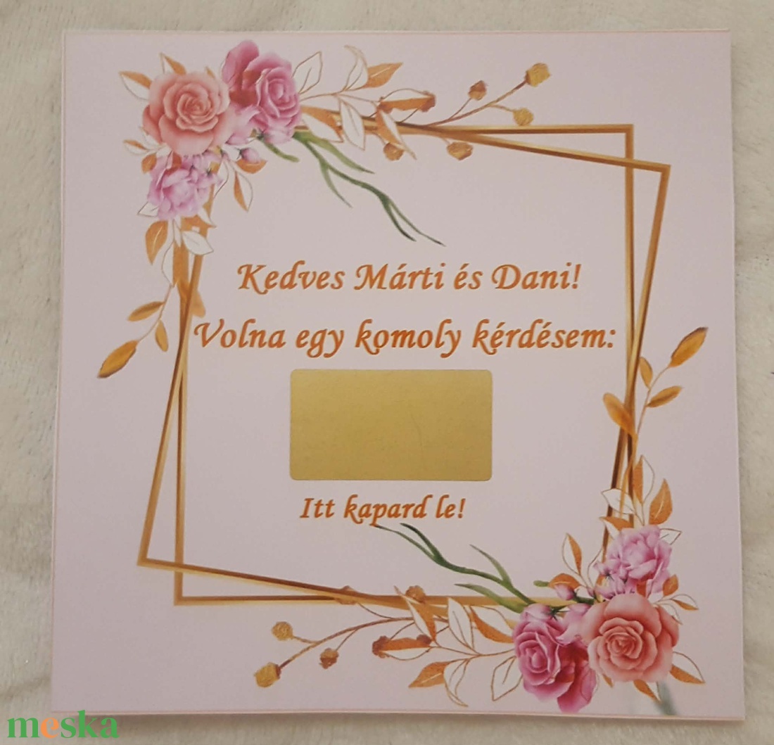 Keresztszülő felkérő kaparós kártya - baba - mama - keresztelő kellékek - keresztszülő felkérő - Meska.hu