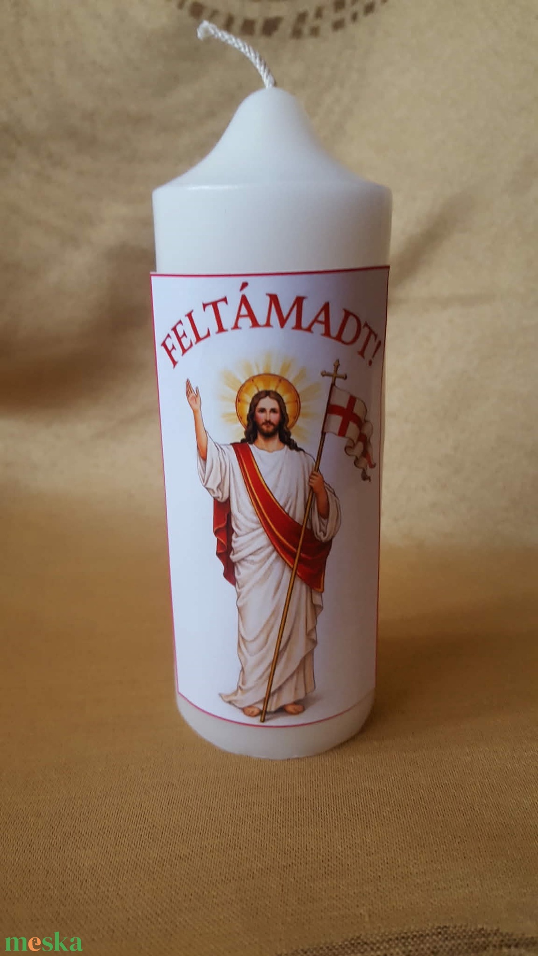 Feltámadás húsvéti gyertya - kellékek & szerszámok - dekorációs kellékek - dekorációs gyertya - Meska.hu