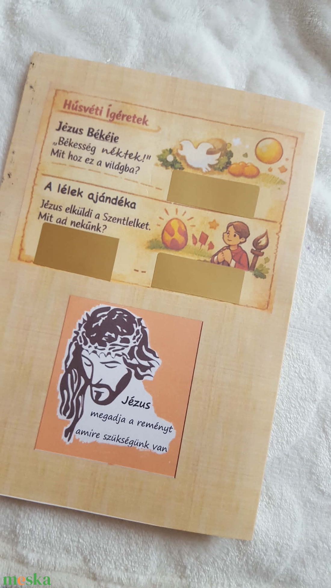 Húsvéti Kincsvadász kaparós lap - diy (csináld magad) - egységcsomag - Meska.hu