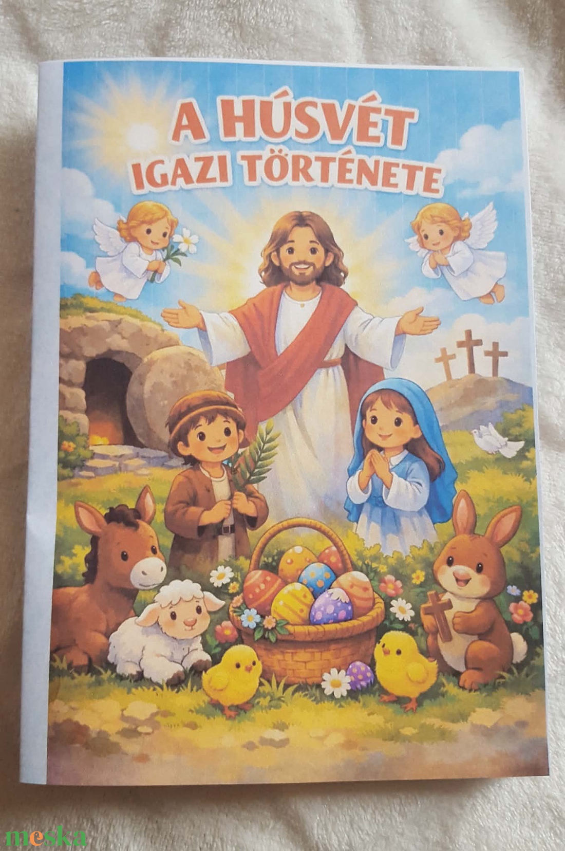 A húsvét igazi története matricás lap - diy (csináld magad) - egységcsomag - Meska.hu