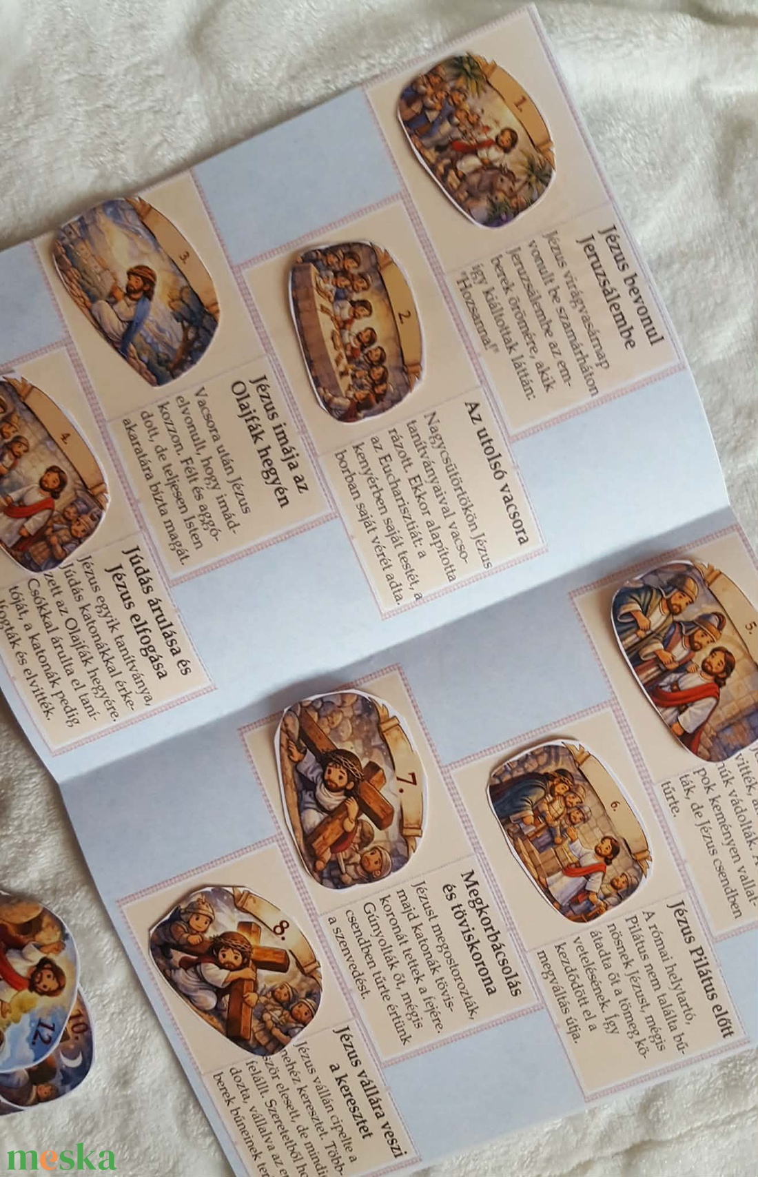 A húsvét igazi története matricás lap - diy (csináld magad) - egységcsomag - Meska.hu