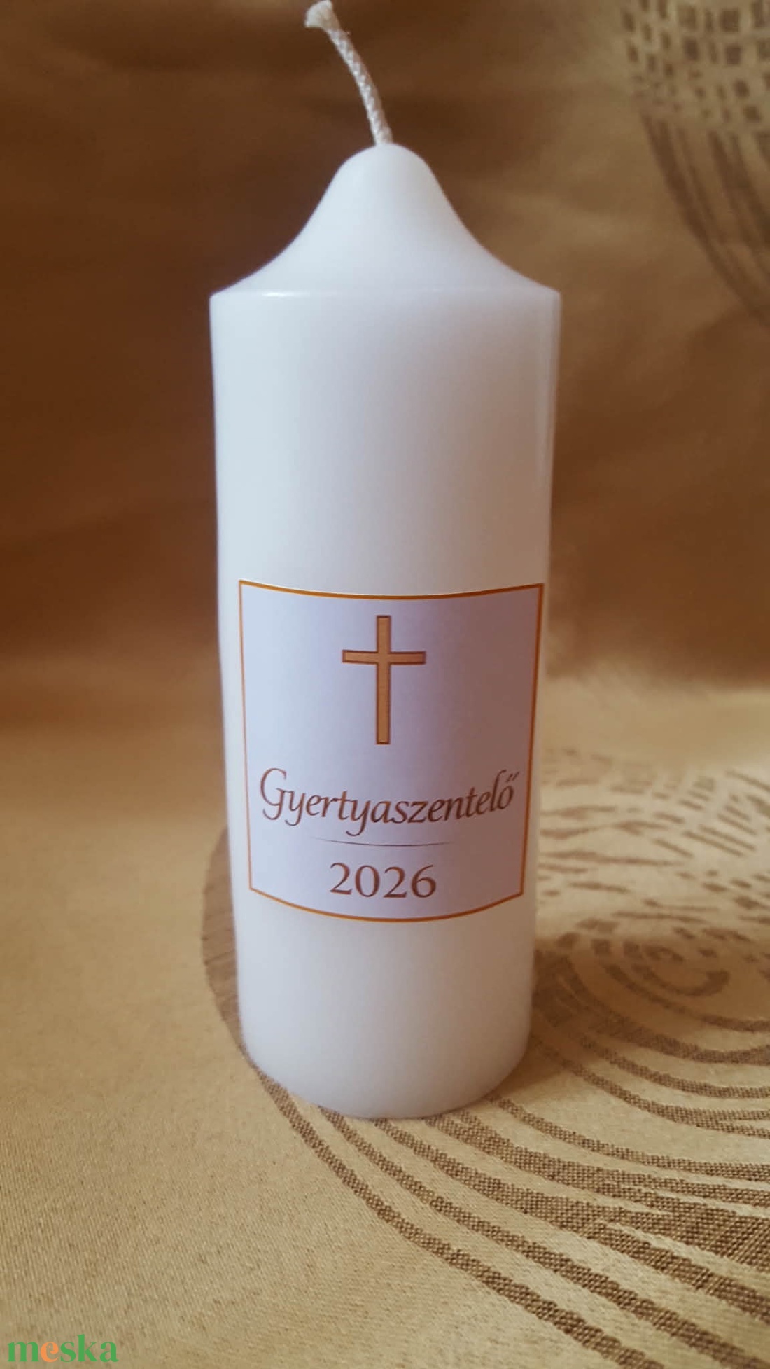 Gyertyaszentelő gyertya - otthon & életmód - gyertya, illat, aroma - gyertya - Meska.hu