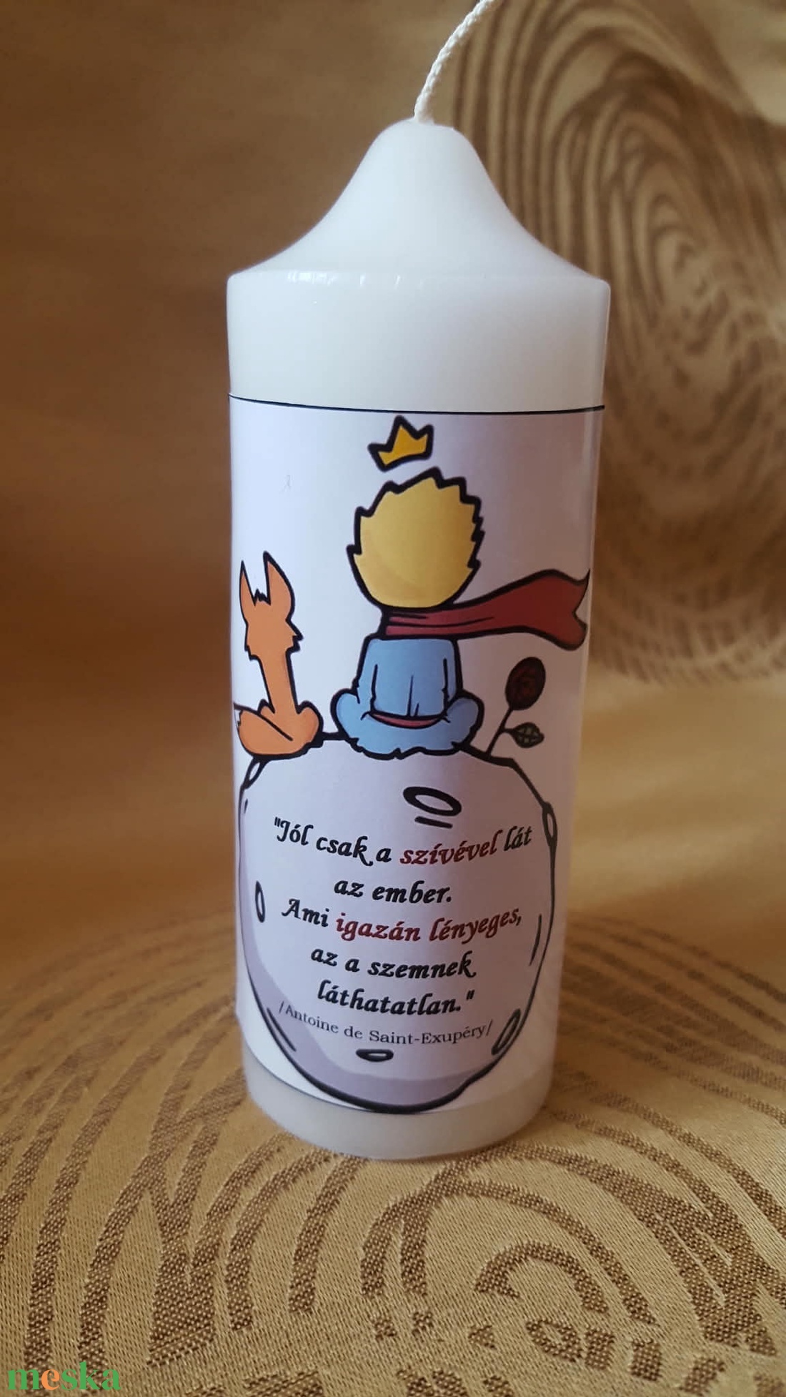 A kis herceg gyertya - otthon & életmód - gyertya, illat, aroma - gyertya - Meska.hu
