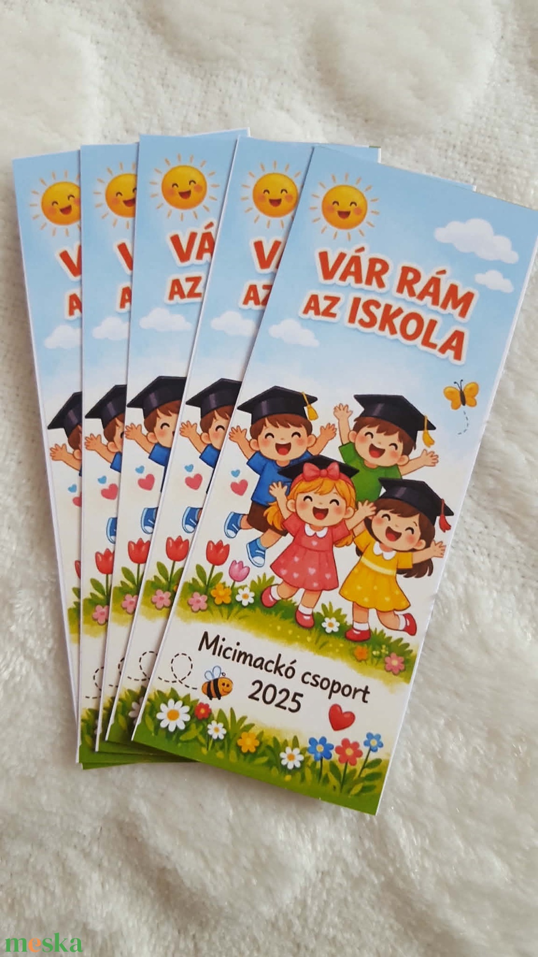 10db Ballagási könyvjelző ovisoknak - otthon & életmód - dekoráció - dísztárgy - Meska.hu