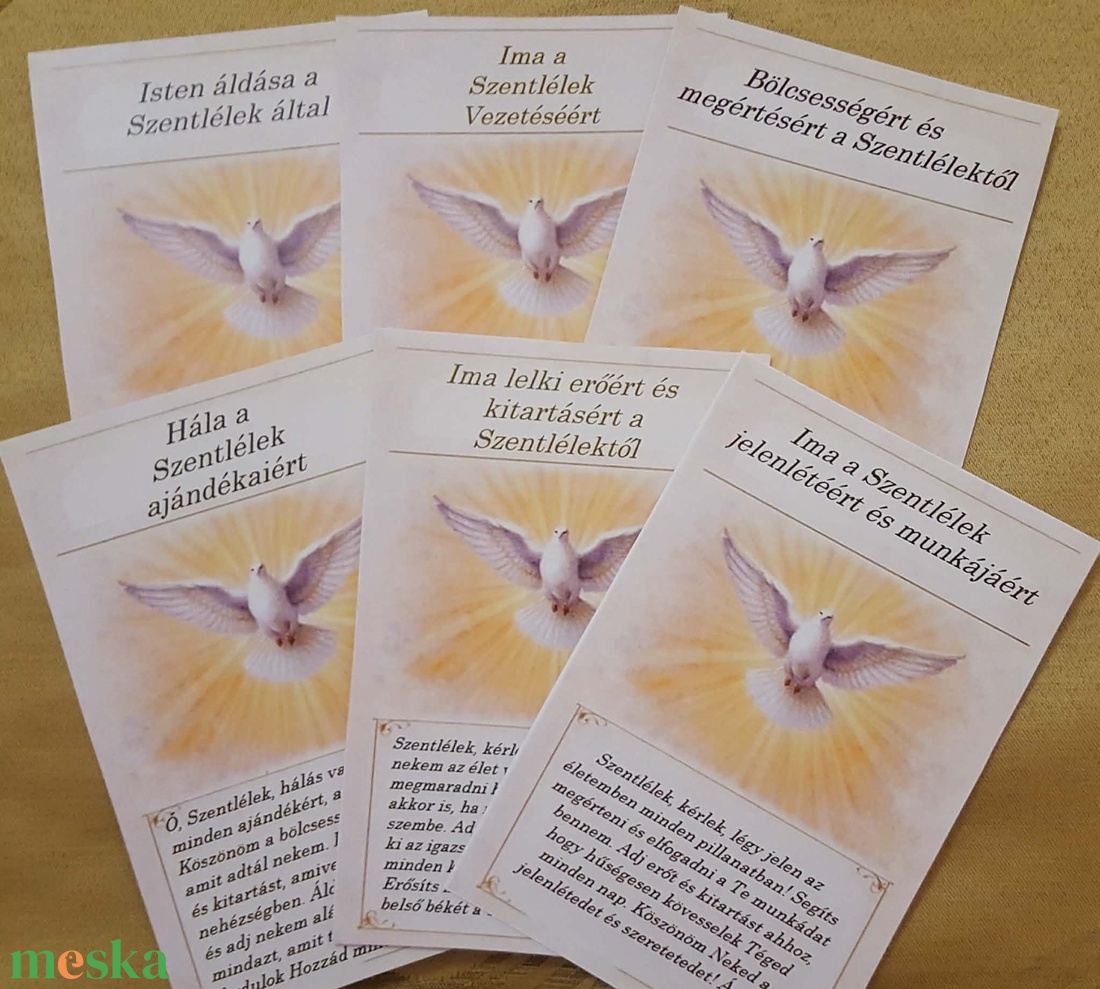 Mágneses szentkép imádsággal - otthon & életmód - dekoráció - dísztárgy - Meska.hu