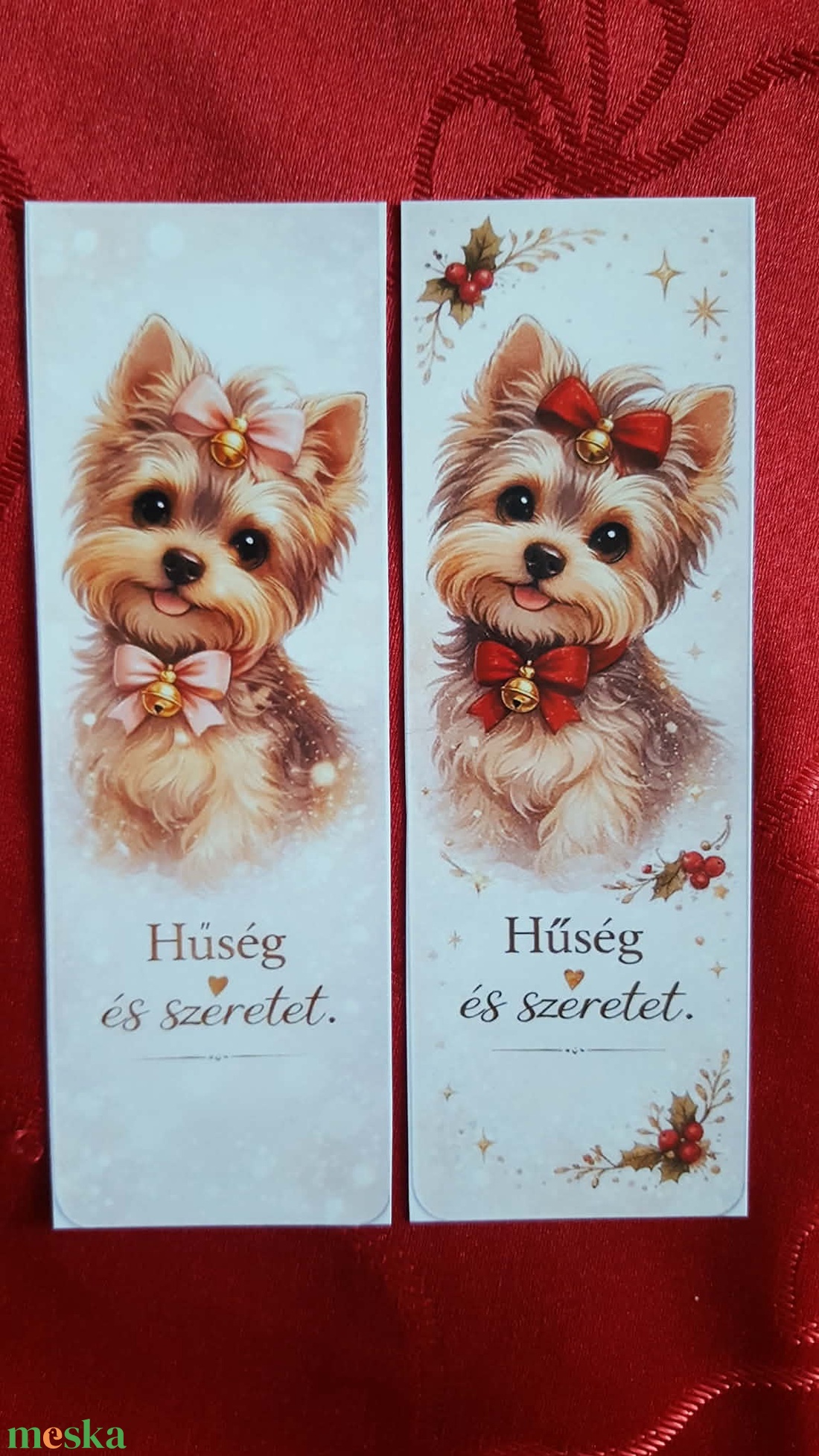 5db cuki állatos - tacskó, yorkshire, lovas - mágneses könyvjelző - otthon & életmód - dekoráció - dísztárgy - Meska.hu