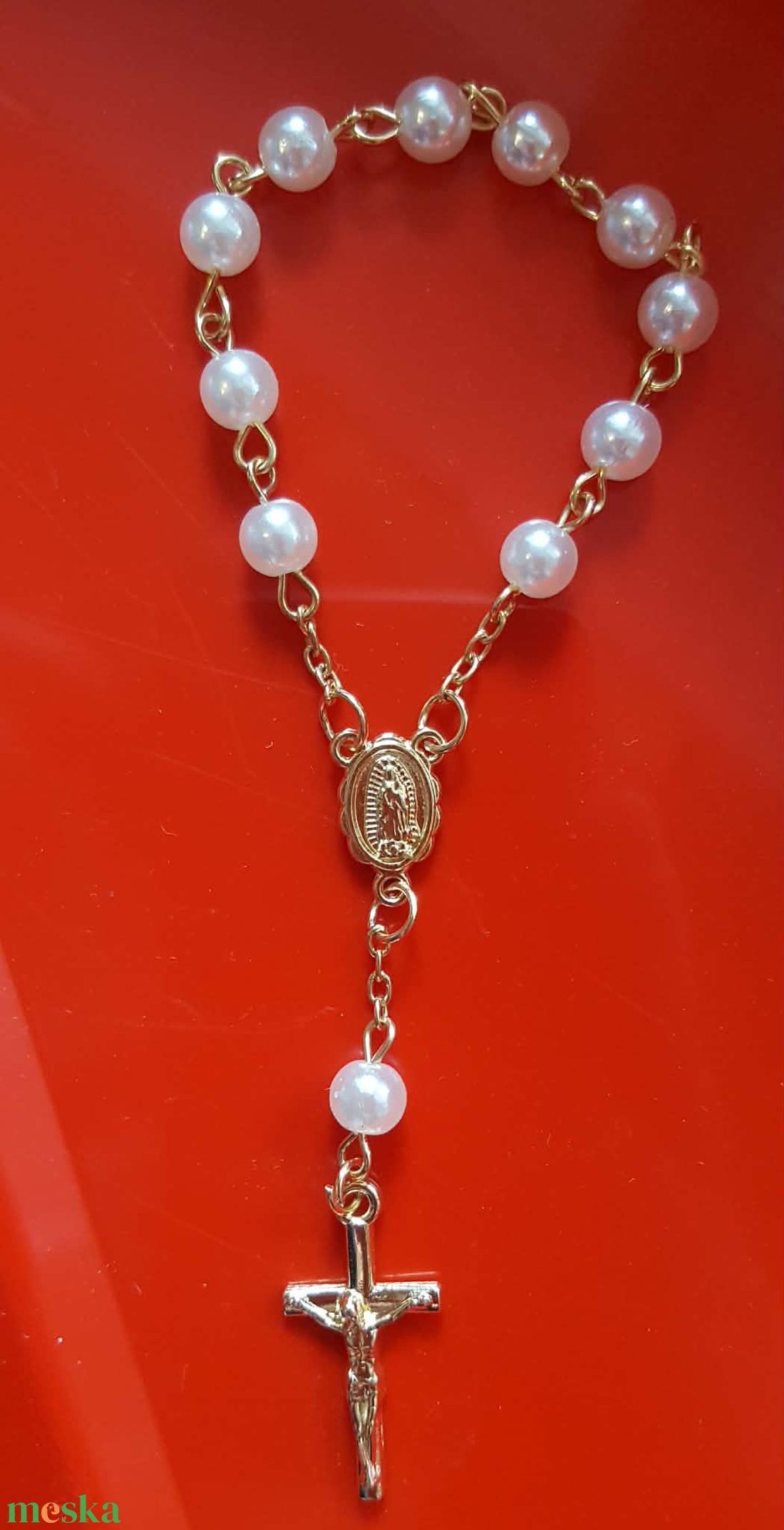 Egy tizedes, különleges rózsafüzér - otthon & életmód - vallás - lánc & füzér - Meska.hu
