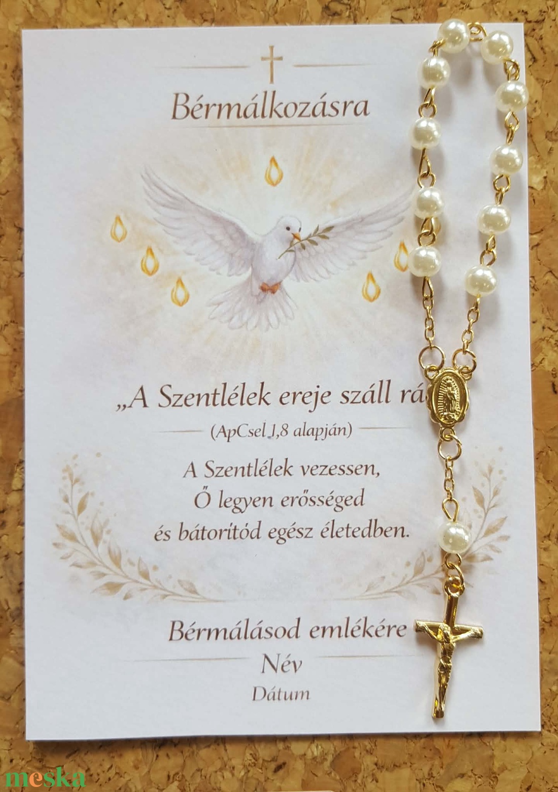 Egy tizedes, különleges rózsafüzér - otthon & életmód - vallás - lánc & füzér - Meska.hu