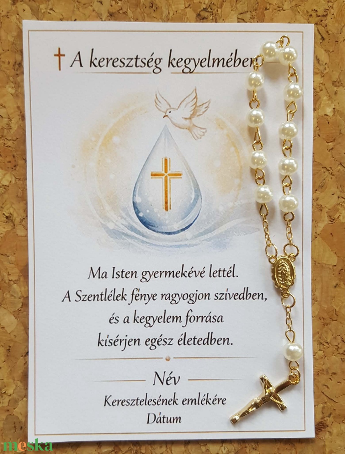 Egy tizedes, különleges rózsafüzér - otthon & életmód - vallás - lánc & füzér - Meska.hu