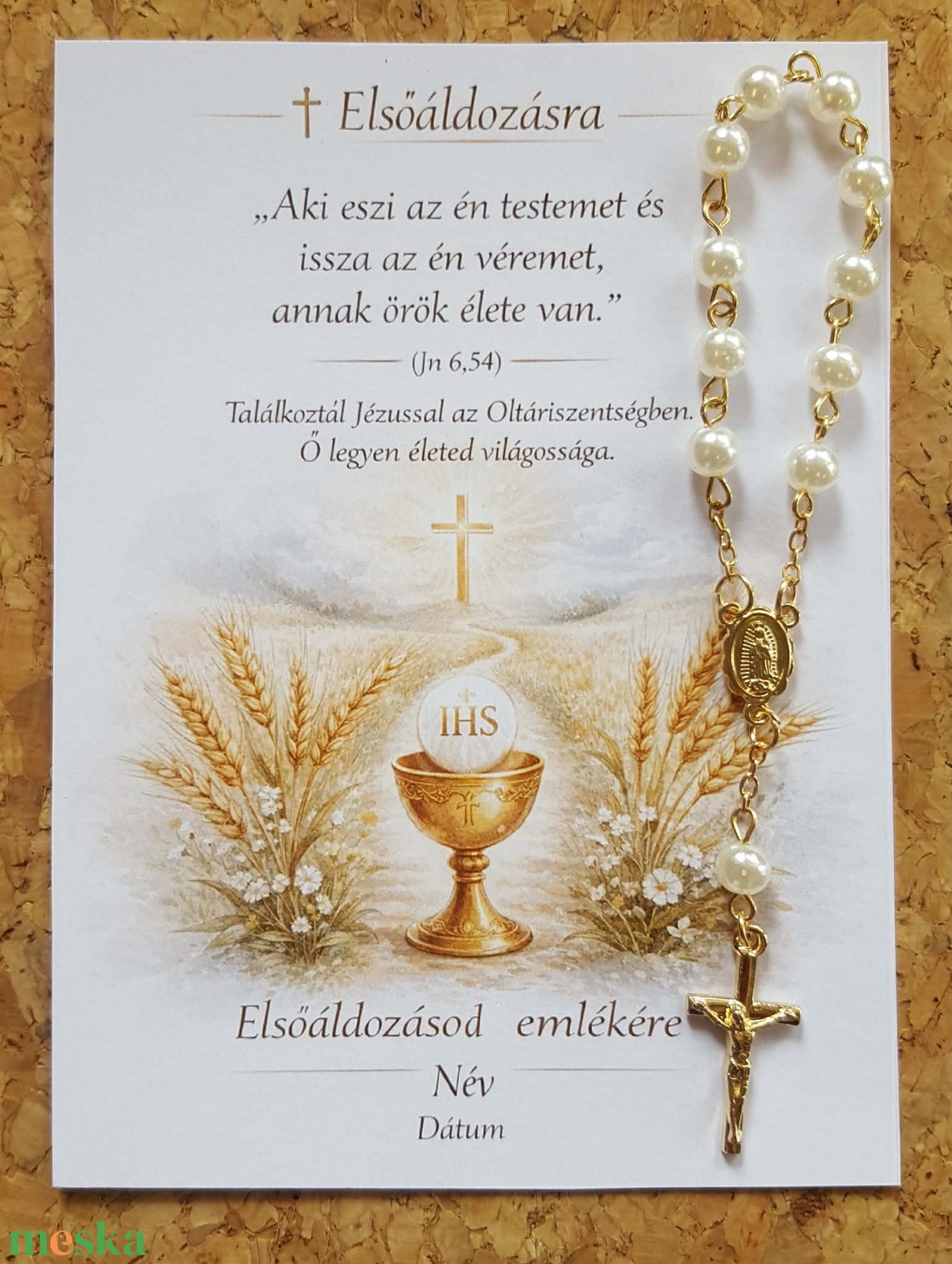 Egy tizedes, különleges rózsafüzér - otthon & életmód - vallás - lánc & füzér - Meska.hu