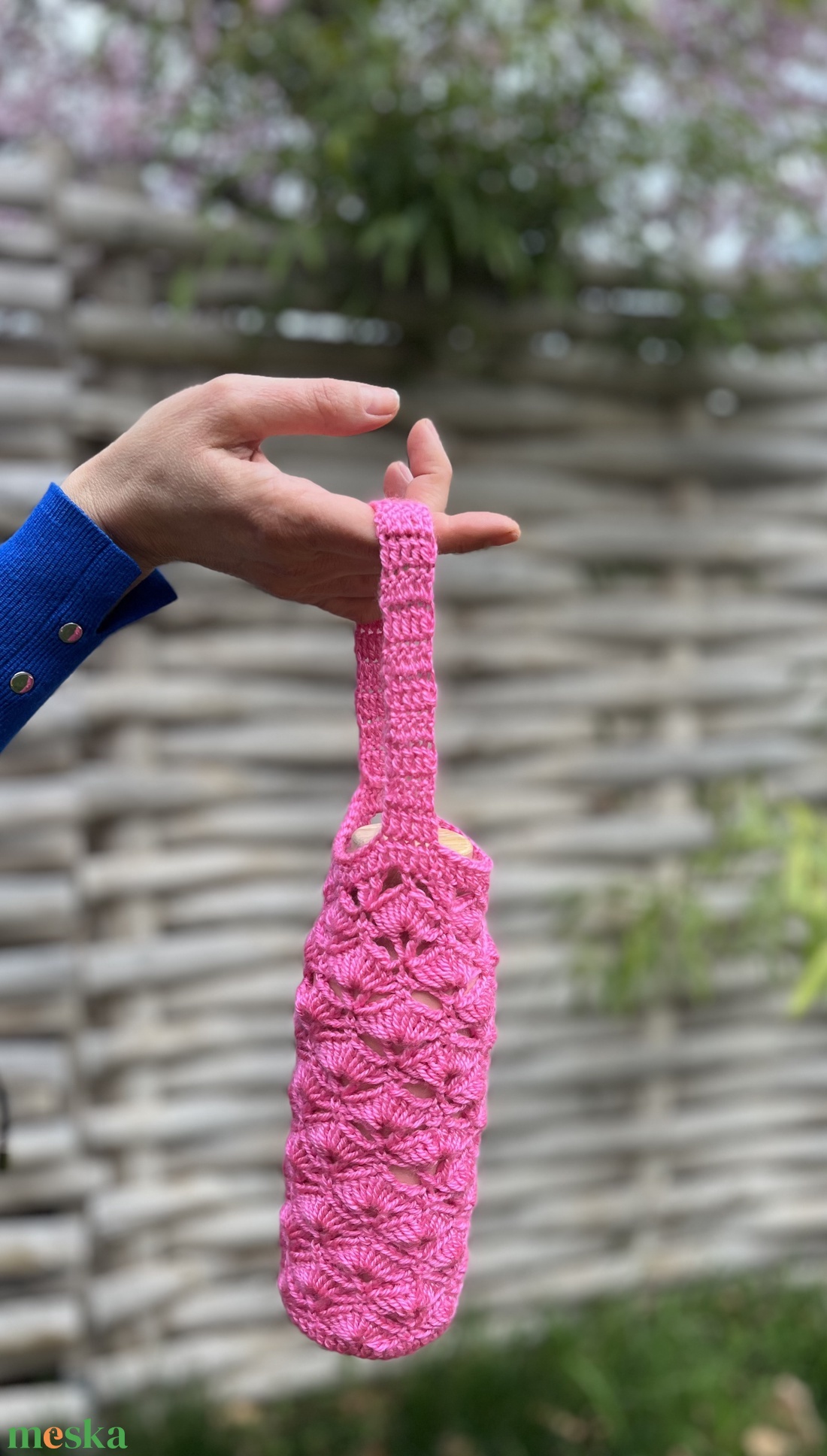 Horgolt pink kulacstartó - otthon & életmód - konyhafelszerelés, tálalás - italos kellékek - kulacsok - Meska.hu Horgolt pink kulacstartó - otthon & életmód - konyhafelszerelés, tálalás - italos kellékek - kulacsok - Meska.hu