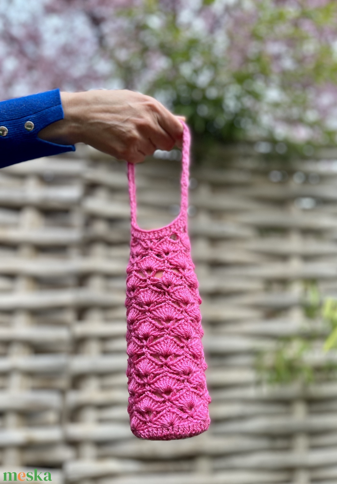 Horgolt pink kulacstartó - otthon & életmód - konyhafelszerelés, tálalás - italos kellékek - kulacsok - Meska.hu Horgolt pink kulacstartó - otthon & életmód - konyhafelszerelés, tálalás - italos kellékek - kulacsok - Meska.hu