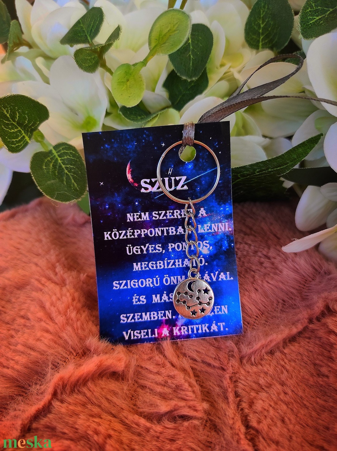 Szűz csillagkép kulcstartó - táska & tok - kulcstartó & táskadísz - kulcstartó - Meska.hu