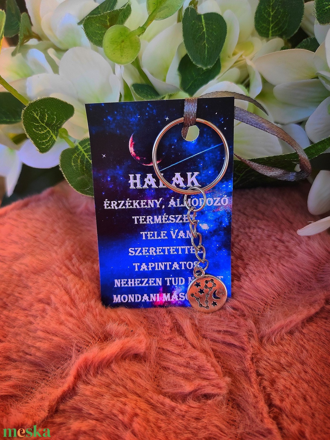 Halak csillagkép kulcstartó - táska & tok - kulcstartó & táskadísz - kulcstartó - Meska.hu