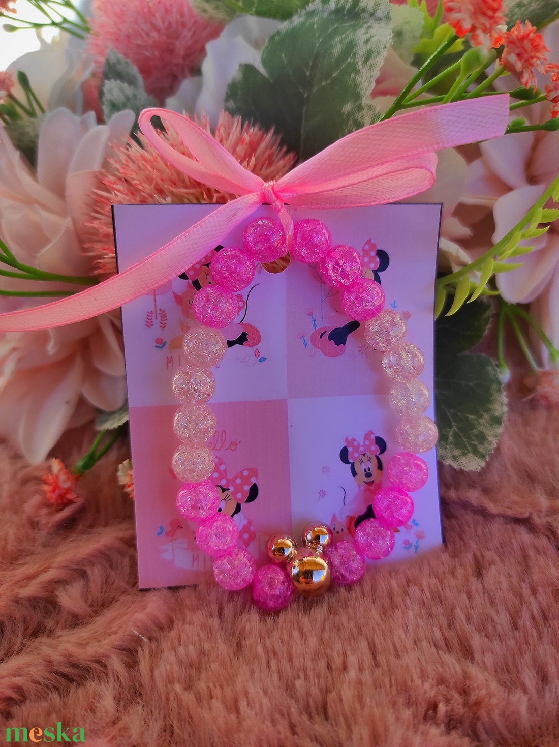 Minnie hegyikristály karkötő - ékszer - karkötő - ásványkarkötő - Meska.hu