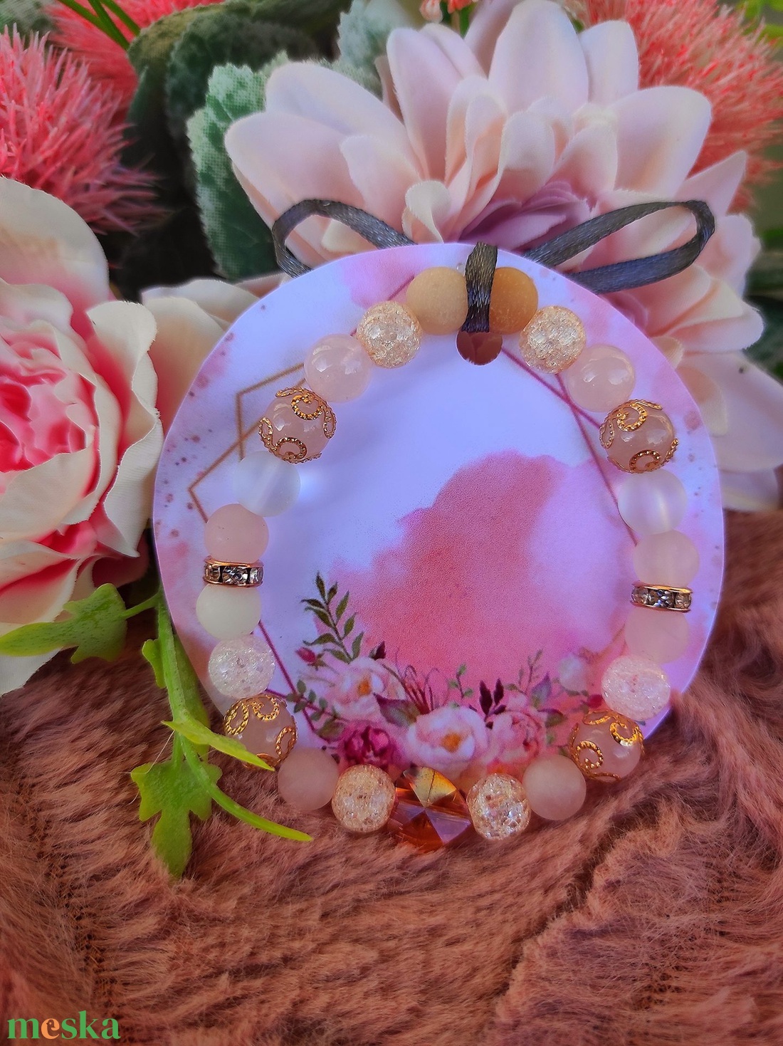 Rose gold szíves kitartás karkötő - ékszer - karkötő - ásványkarkötő - Meska.hu Rose gold szíves kitartás karkötő - ékszer - karkötő - ásványkarkötő - Meska.hu