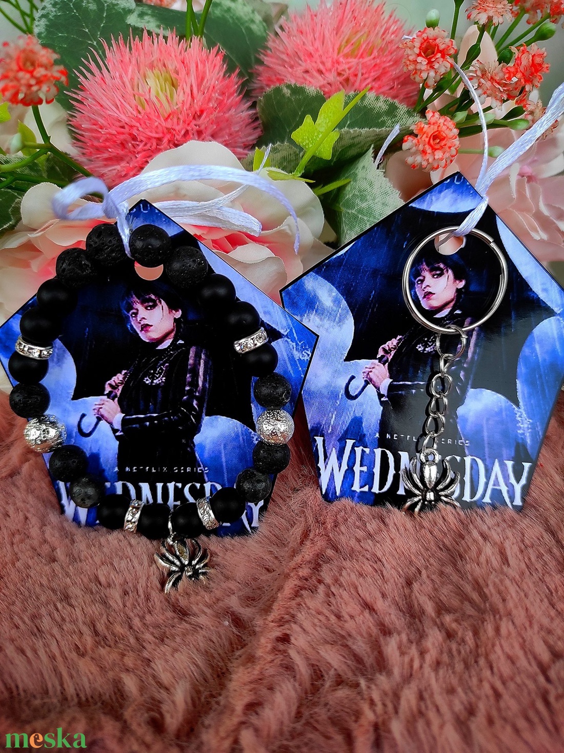 Wednesday - Addams family karkötő!! - ékszer - karkötő - charm karkötő - Meska.hu