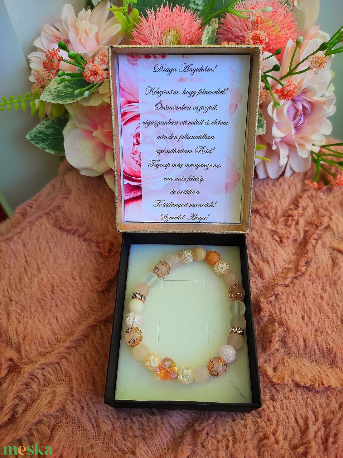 Örömanya rose gold kitartás karkötő - esküvő - emlék & ajándék - szülőköszöntő ajándék - Meska.hu Örömanya rose gold kitartás karkötő - esküvő - emlék & ajándék - szülőköszöntő ajándék - Meska.hu