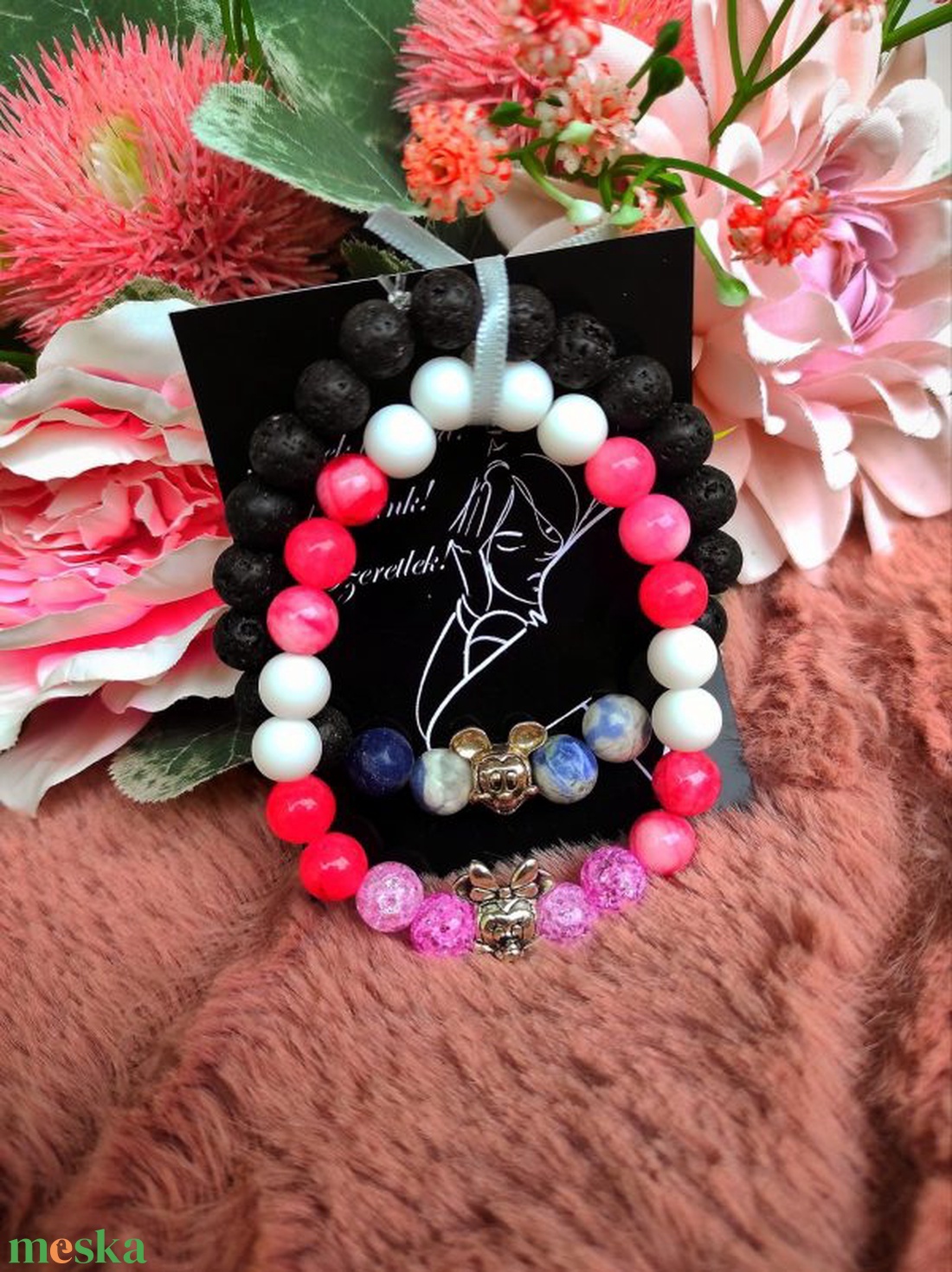 Mickey Minnie páros karkötő - ékszer - karkötő - ásványkarkötő - Meska.hu Mickey Minnie páros karkötő - ékszer - karkötő - ásványkarkötő - Meska.hu