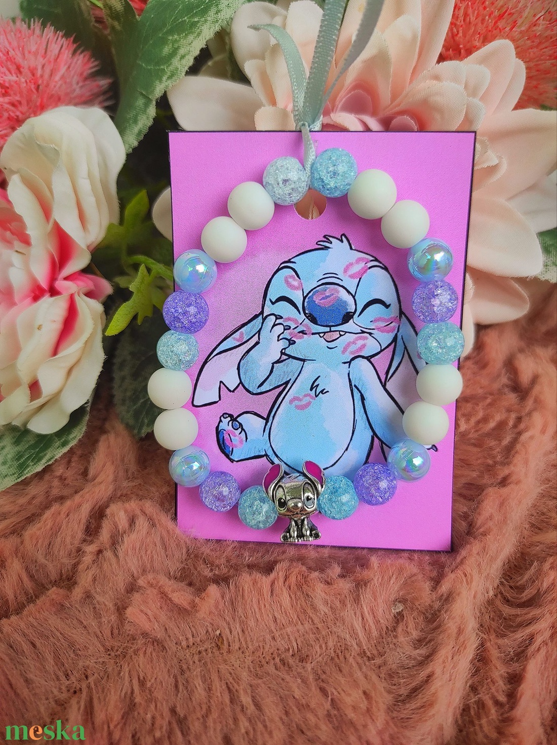 Kék védő stitch karkötő - ékszer - karkötő - charm karkötő - Meska.hu Kék védő stitch karkötő - ékszer - karkötő - charm karkötő - Meska.hu