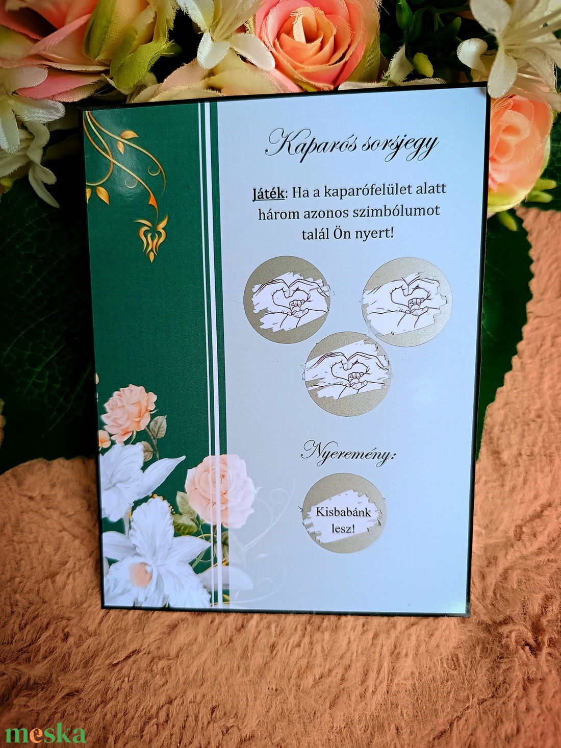 Bababejelentő ajándék kaparós sorsjegy - játék & sport - keresztelőajándékok - Meska.hu Bababejelentő ajándék kaparós sorsjegy - játék & sport - keresztelőajándékok - Meska.hu