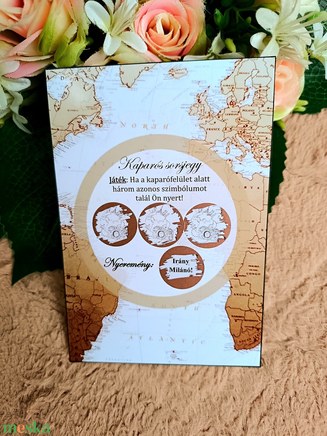 Utazás ajándék kaparós sorsjegy - otthon & életmód - papír, írószer - ajándékozás kellékei - ajándék sorsjegy - Meska.hu Utazás ajándék kaparós sorsjegy - otthon & életmód - papír, írószer - ajándékozás kellékei - ajándék sorsjegy - Meska.hu