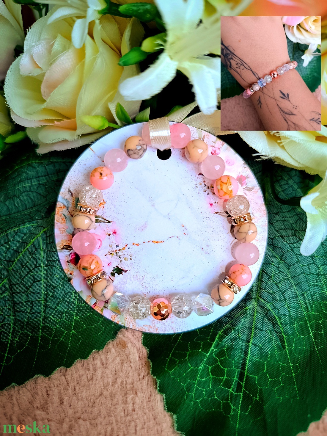 Rose gold ásvány karkötő - ékszer - karkötő - bogyós karkötő - Meska.hu Rose gold ásvány karkötő - ékszer - karkötő - bogyós karkötő - Meska.hu