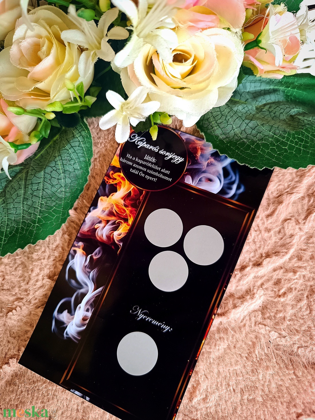 Tanúfelkérő ajándék kaparós sorsjegy fekete márvány - esküvő - meghívó & kártya - tanú felkérő - Meska.hu