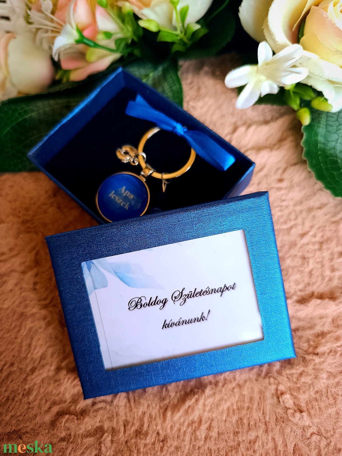 Apa leszek kulcstartó baba bejelentő ajándék apának - táska & tok - kulcstartó & táskadísz - kulcstartó - Meska.hu