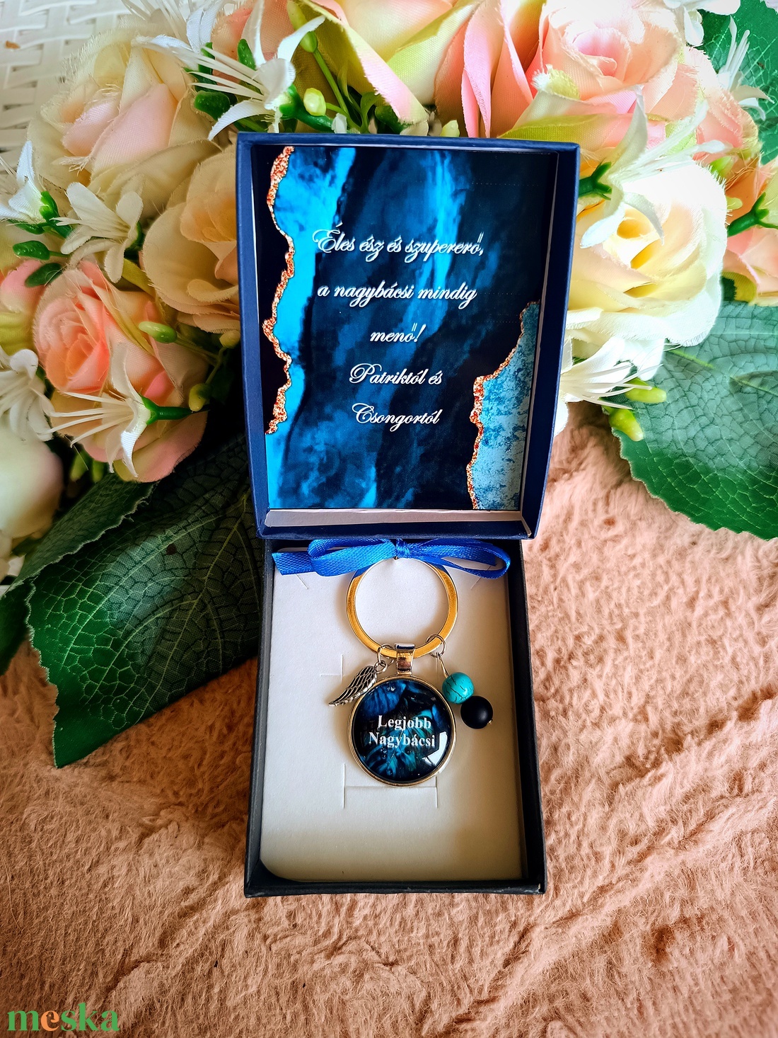A legjobb nagybácsinak ajándék kulcstartó - játék & sport - keresztelőajándékok - Meska.hu