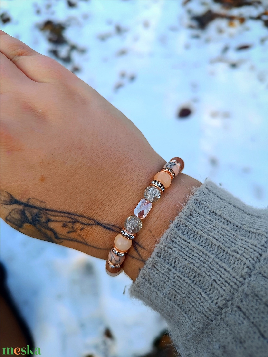 Ajándék szerencse karkötő ballagásra pedagógusnak - ékszer - karkötő - ásványkarkötő - Meska.hu