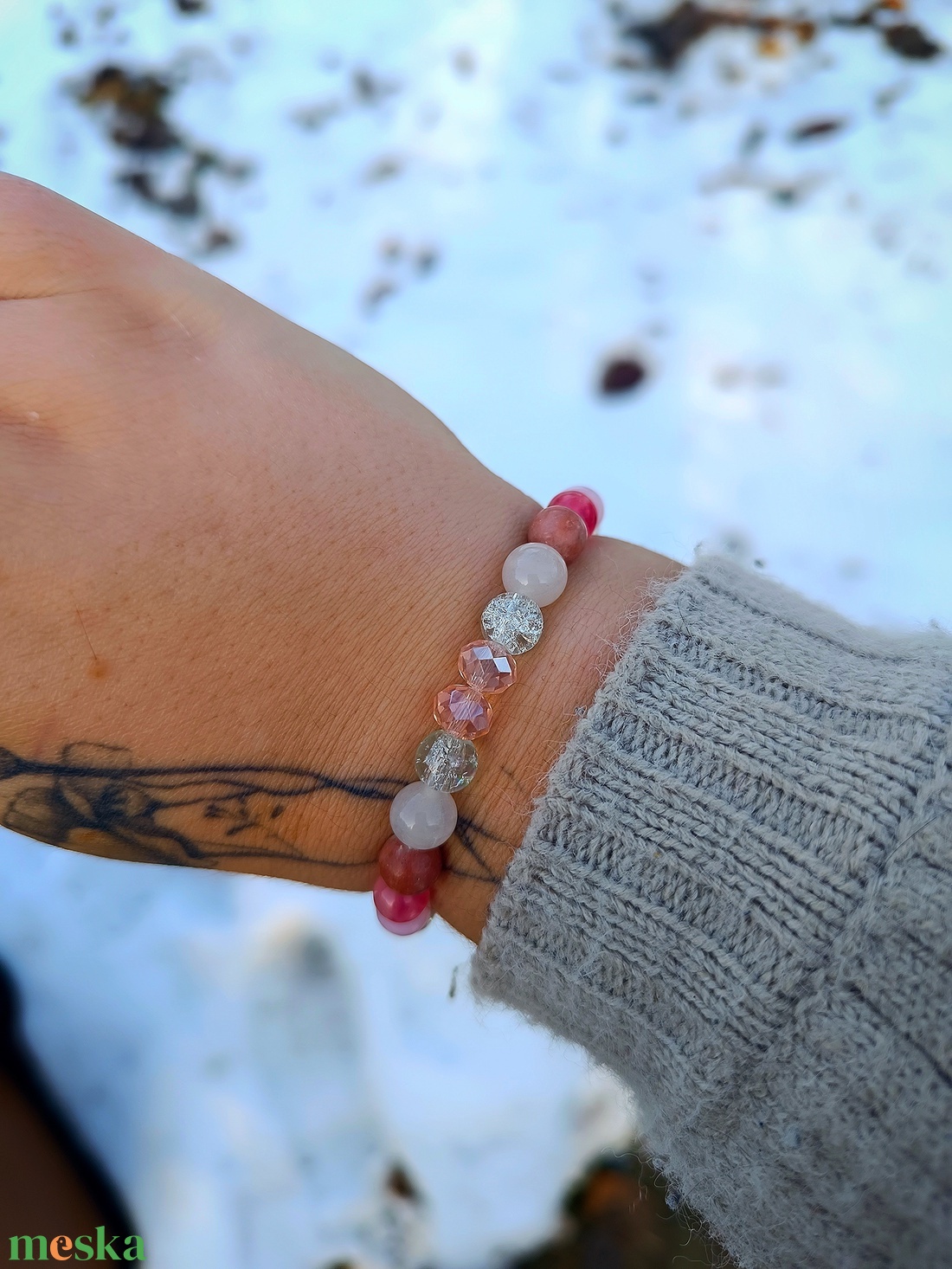 Ajándék energia védelem karkötő ballagásra pedagógusnak - ékszer - karkötő - ásványkarkötő - Meska.hu