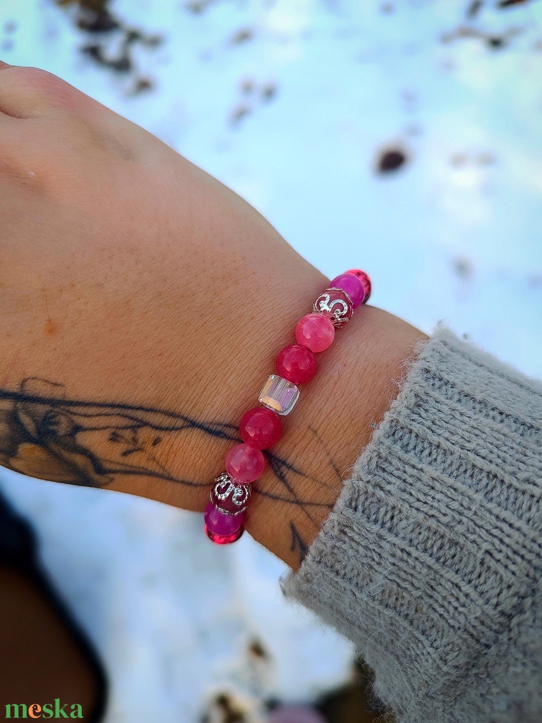 Ajándék energia védelem karkötő ballagásra pedagógusnak - ékszer - karkötő - ásványkarkötő - Meska.hu