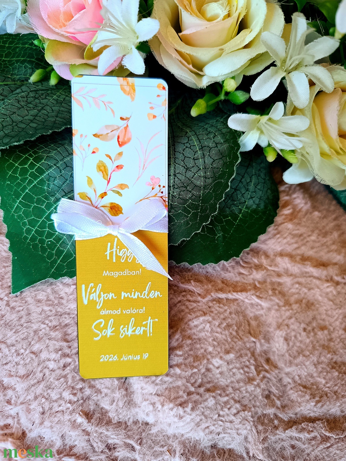 Ajándék egyedi feliratos könyvjelző motivációs - könyv & zene - könyvjelző - Meska.hu