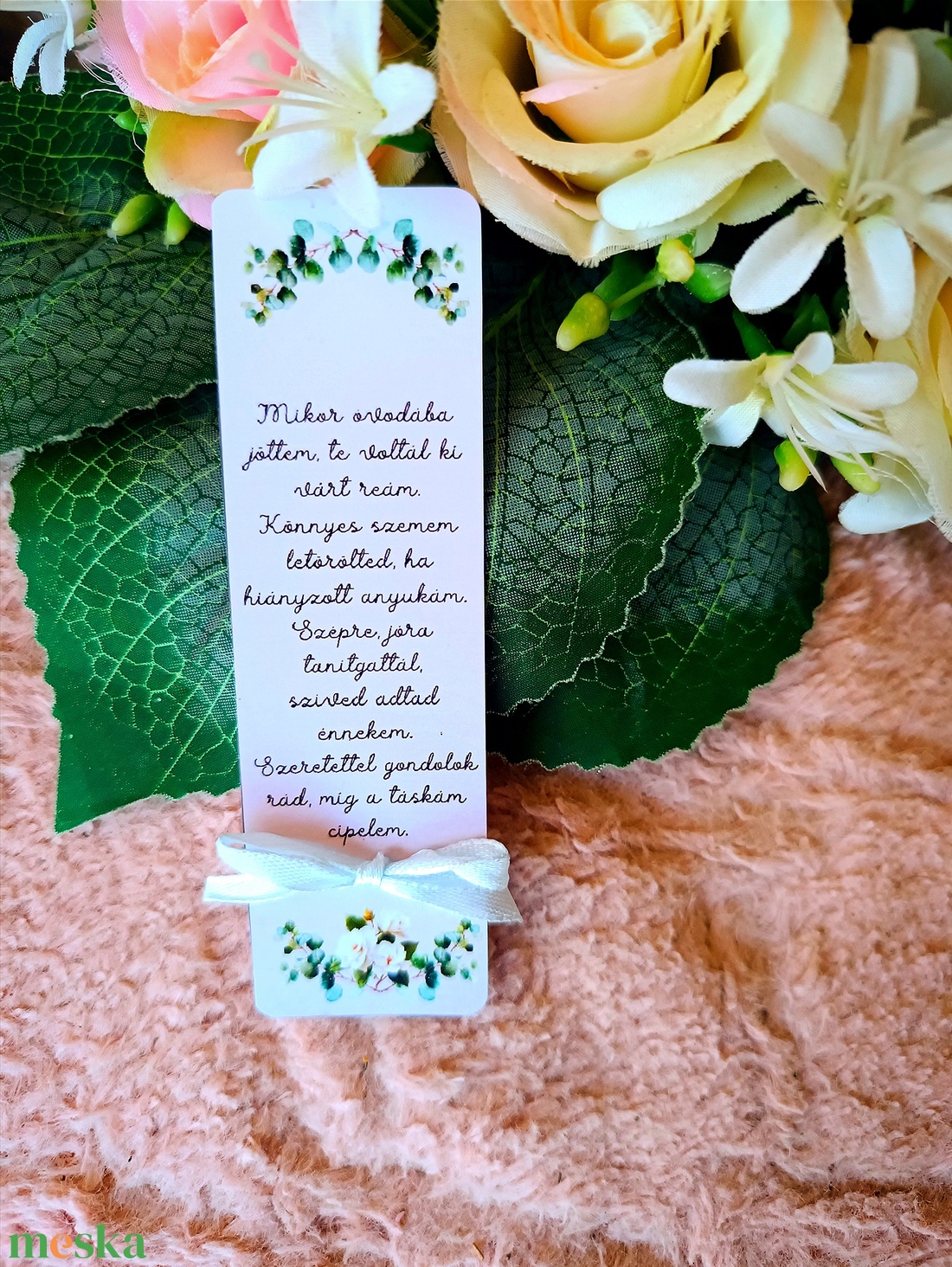 Ajándék egyedi feliratos könyvjelző óvodai ballagásra - könyv & zene - könyvjelző - Meska.hu