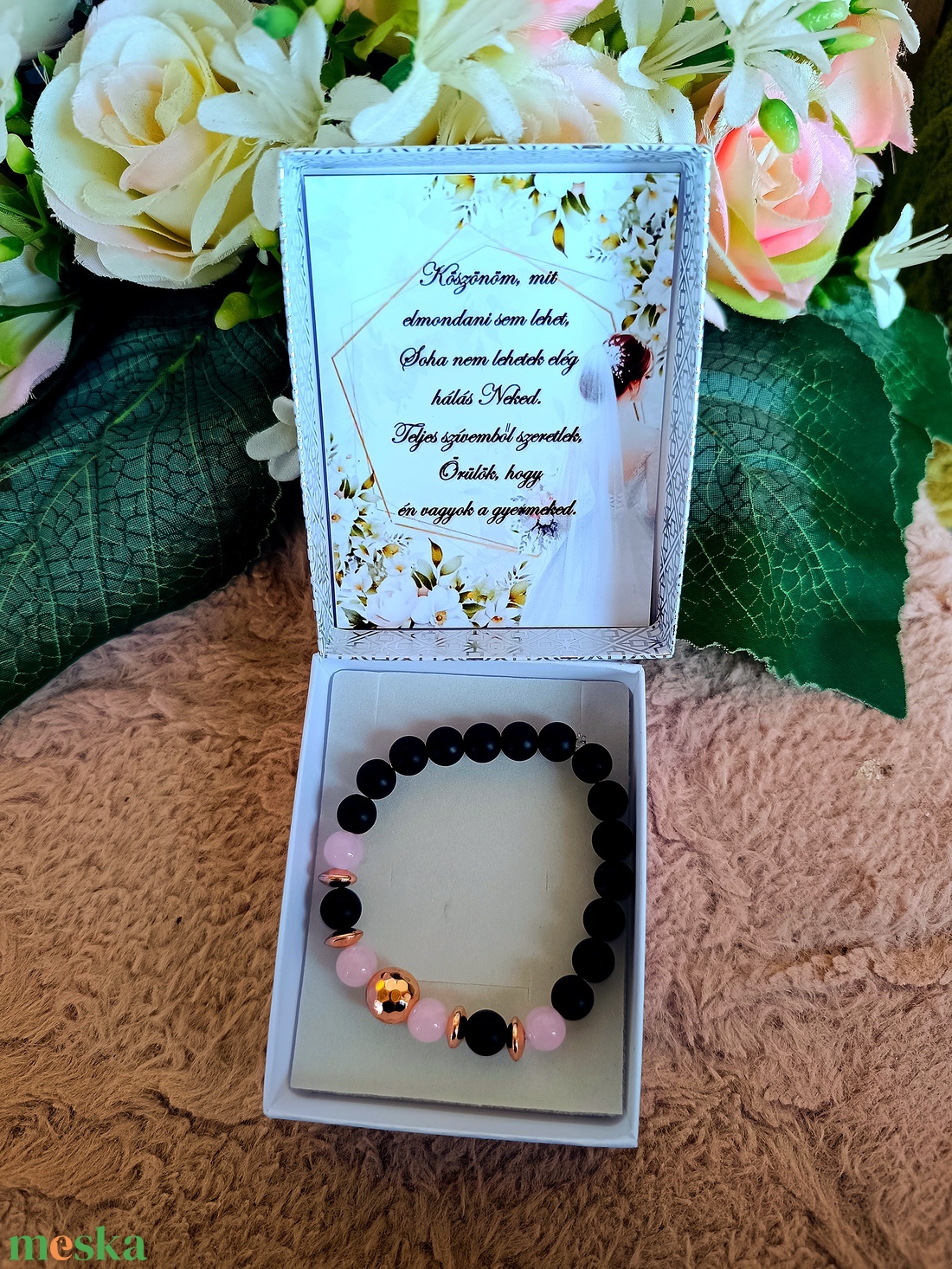 Ajándék örömanya védelem karkötő esküvőre szülőköszöntő - esküvő - emlék & ajándék - szülőköszöntő ajándék - Meska.hu