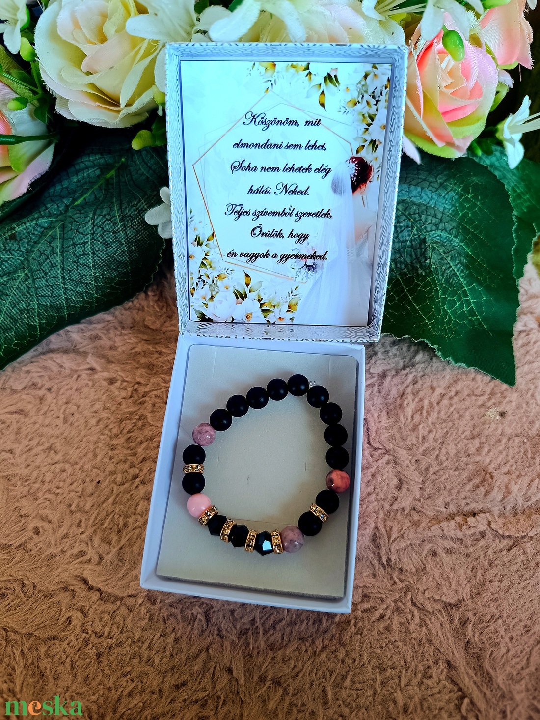 Ajándék örömanya védelem karkötő esküvőre szülőköszöntő - esküvő - emlék & ajándék - szülőköszöntő ajándék - Meska.hu