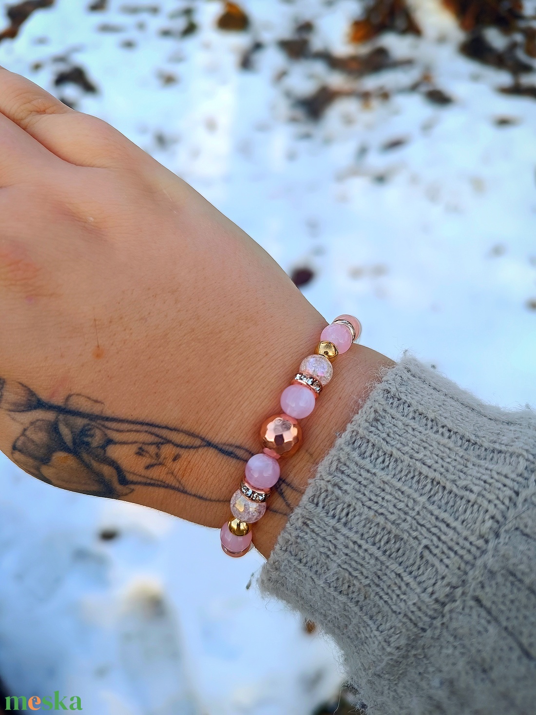 Ajándék örömanya szeretet karkötő esküvőre szülőköszöntő rose - esküvő - emlék & ajándék - szülőköszöntő ajándék - Meska.hu