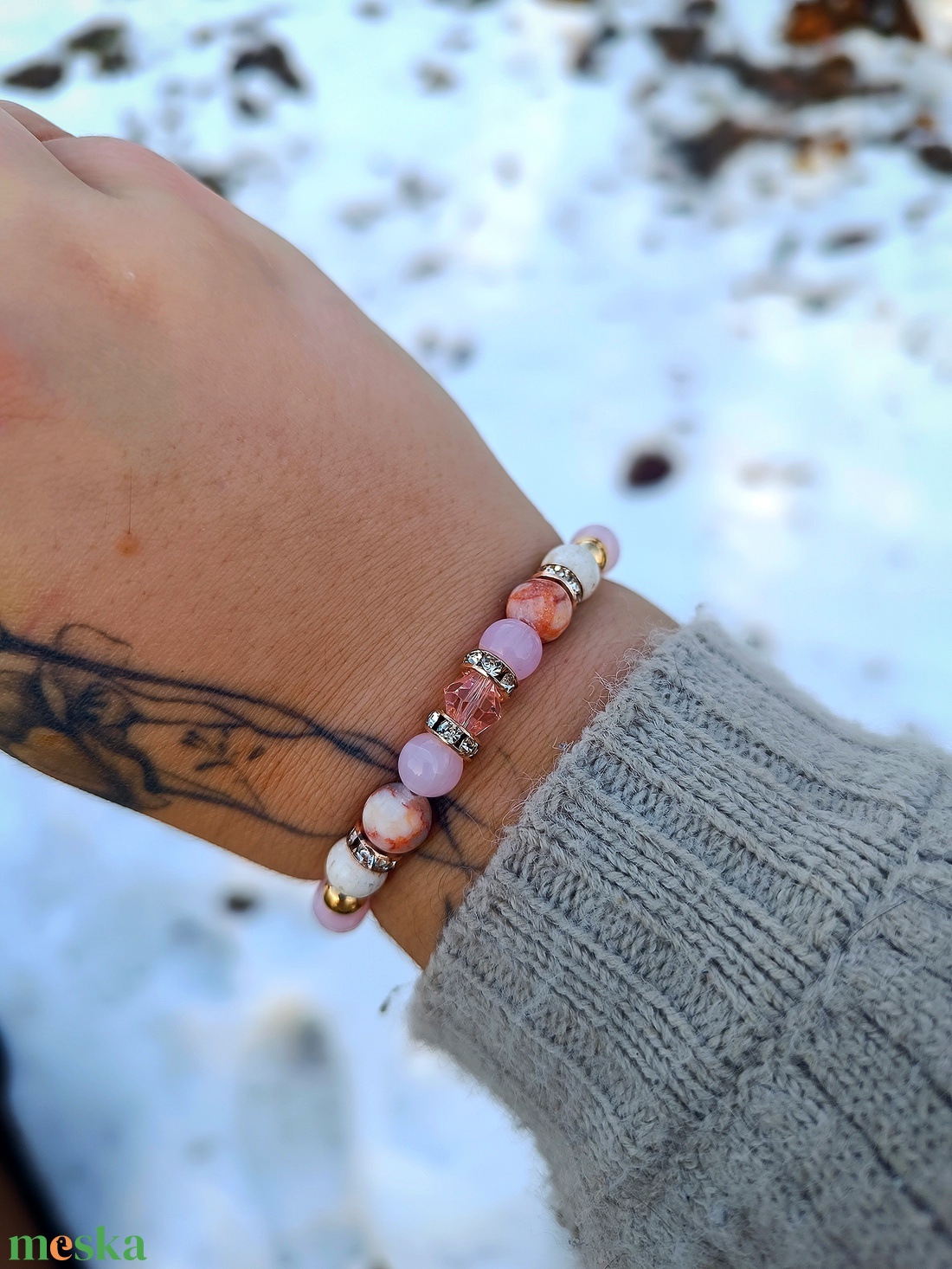 Ajándék örömanya kitartás karkötő esküvőre szülőköszöntő  - esküvő - emlék & ajándék - szülőköszöntő ajándék - Meska.hu