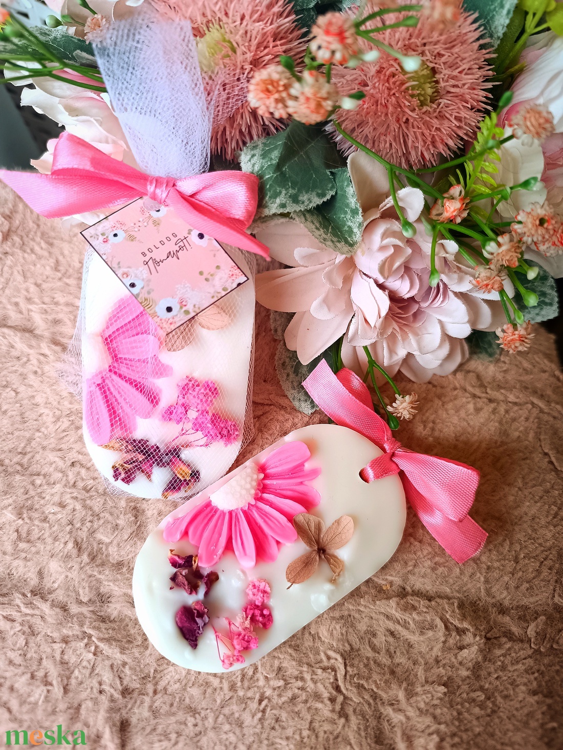 Ajándék illatviasz díszdobozban valentin napra, nőnapra, anyák napjára, ballagásra - otthon & életmód - gyertya, illat, aroma - illatviasz - Meska.hu